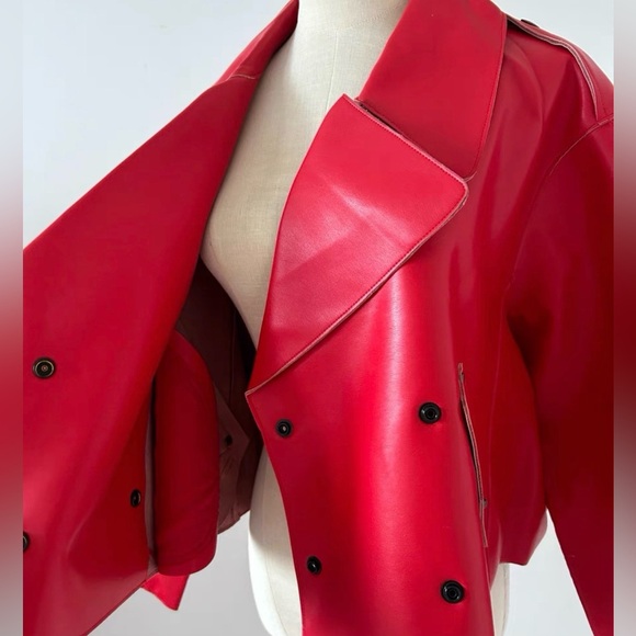 FREE PEOPLE We The Free Alexis Vegan Leather Jacket - Picture 5 of 9